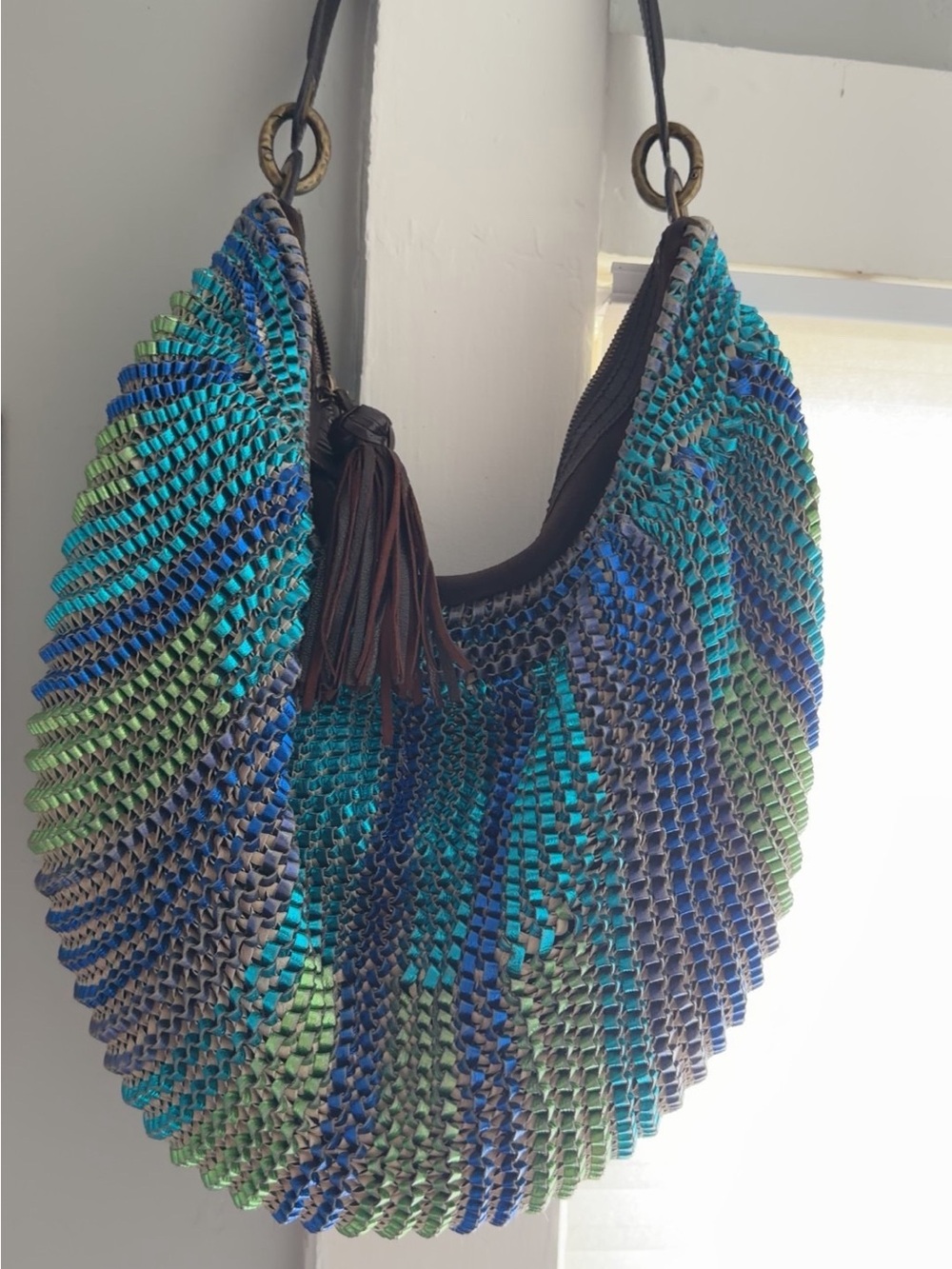 Diane Von Furstenberg Stephanie Hobo with both straps